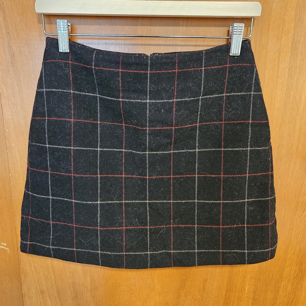 Uniqlo Wool Blend Mini Skirt Navy